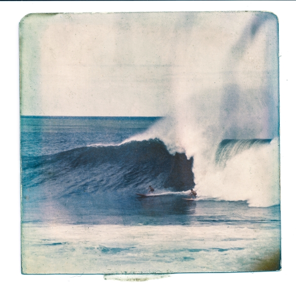 James MacLaren surfing Waimea, 1973. That's me in front. As I recall, the guy behind me did not make this wave. James MacLaren surfing Waimea, 1973. That's me in front. As I recall, the guy behind me did not make this wave.